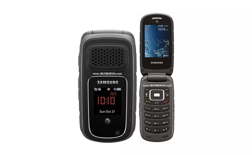 Samsung Rugby 3 A997 GSM Unlocked Rugged Flip Phone Gray. - Primary Image