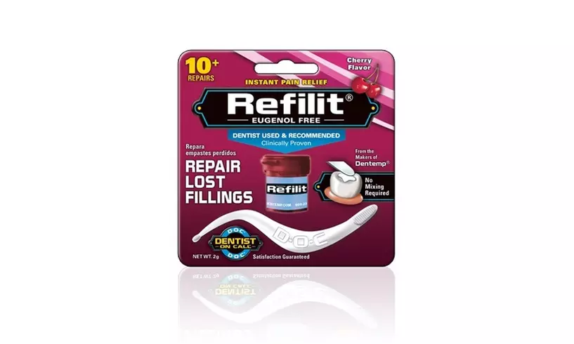 Refilit Temporary Dental Cement for Filling Repair - Primary Image