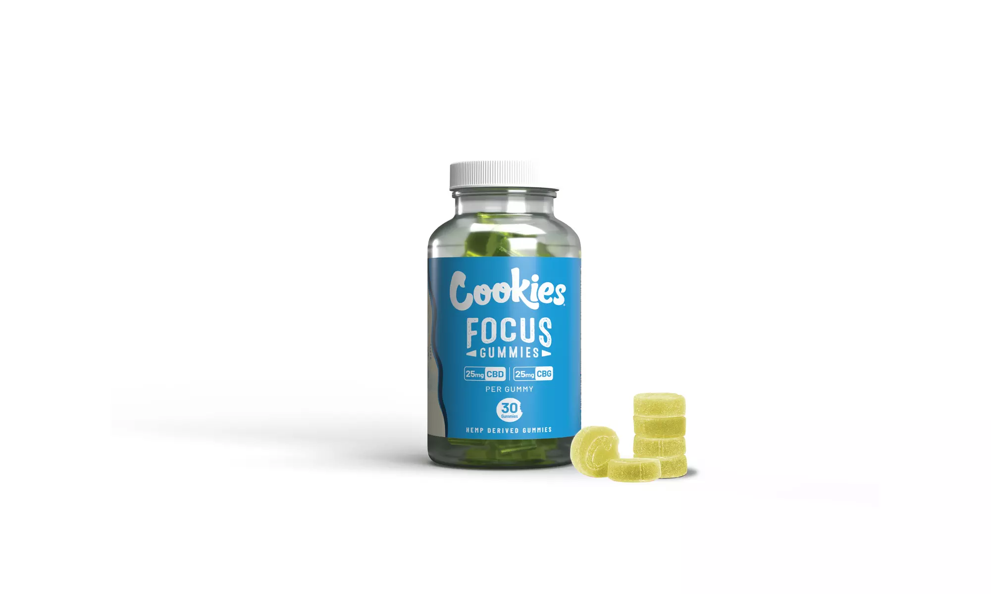 Cookies CBD CBG Gummies - London Pound Cake - 30ct Jar 25mg/25mg - Primary Image