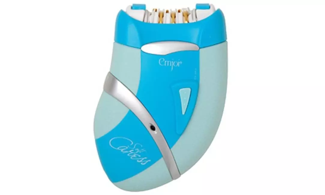 Emjoi Soft Caress Epilator Corded 24 Karat Gold Pat - Blue - AP10 - Second Medium