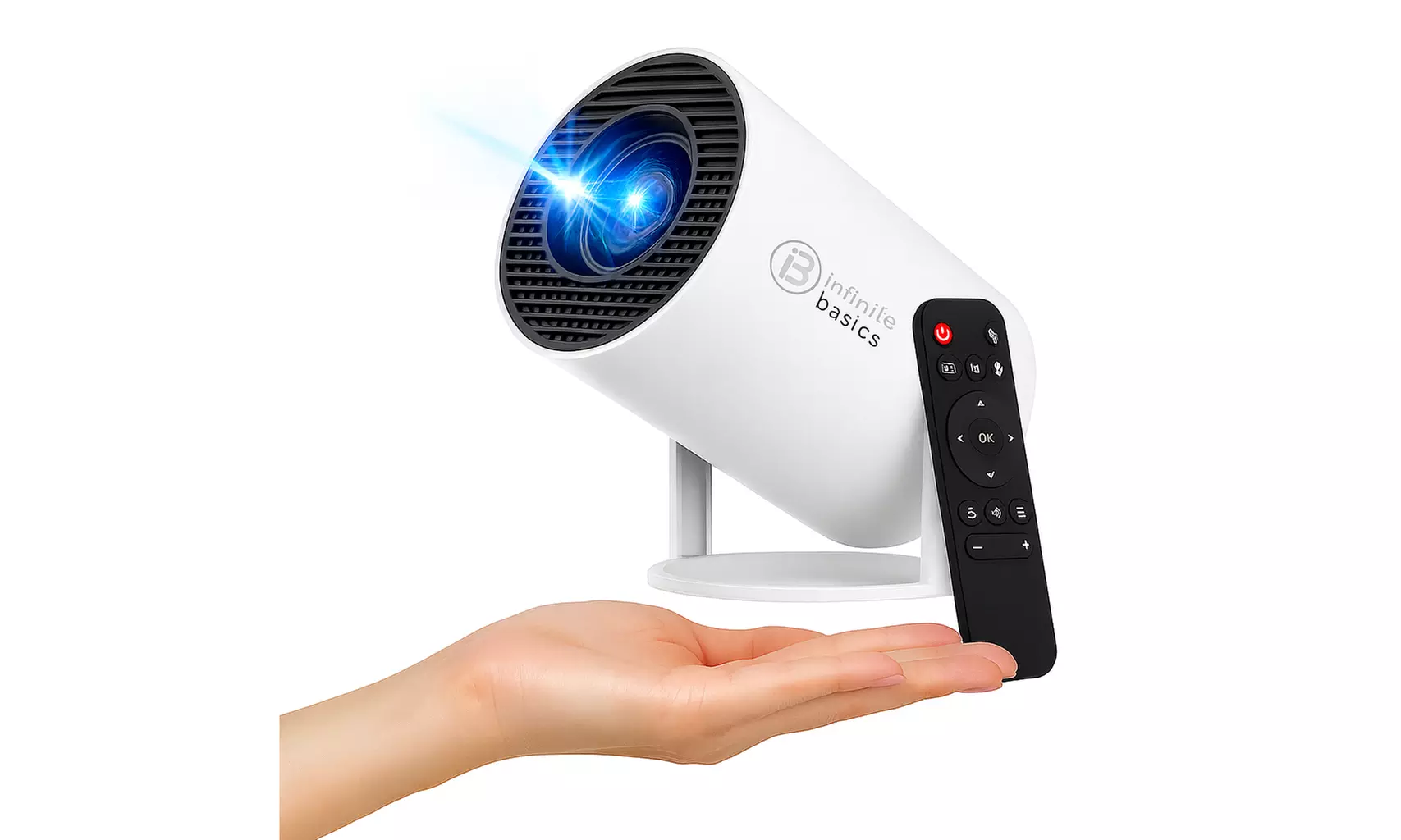 Pro Mini Smart Projector with Android TV, WiFi 6 & Bluetooth 5.4