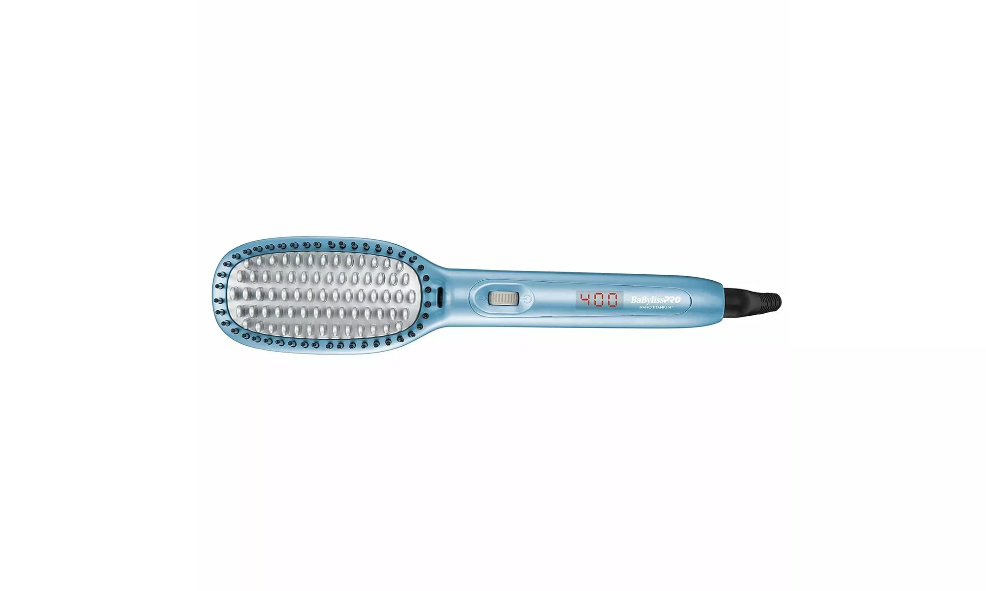 BaBylissPRO 1.5" Nano Titanium Flat Iron & Thermal Paddle Brush - 2 Piece Set
