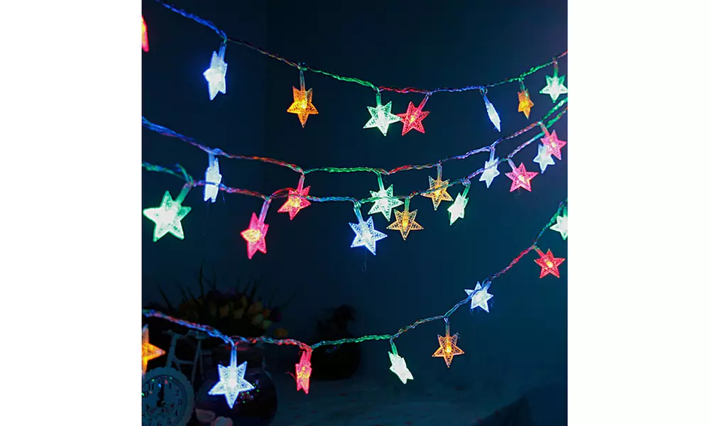 Crystal Clear Star Fairy String Lights (1- or 2-Pack) - Primary Image