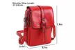 ItBelongs2U Women's Vintage Leather PU Shoulder Crossbody Phone Bag - Second Medium