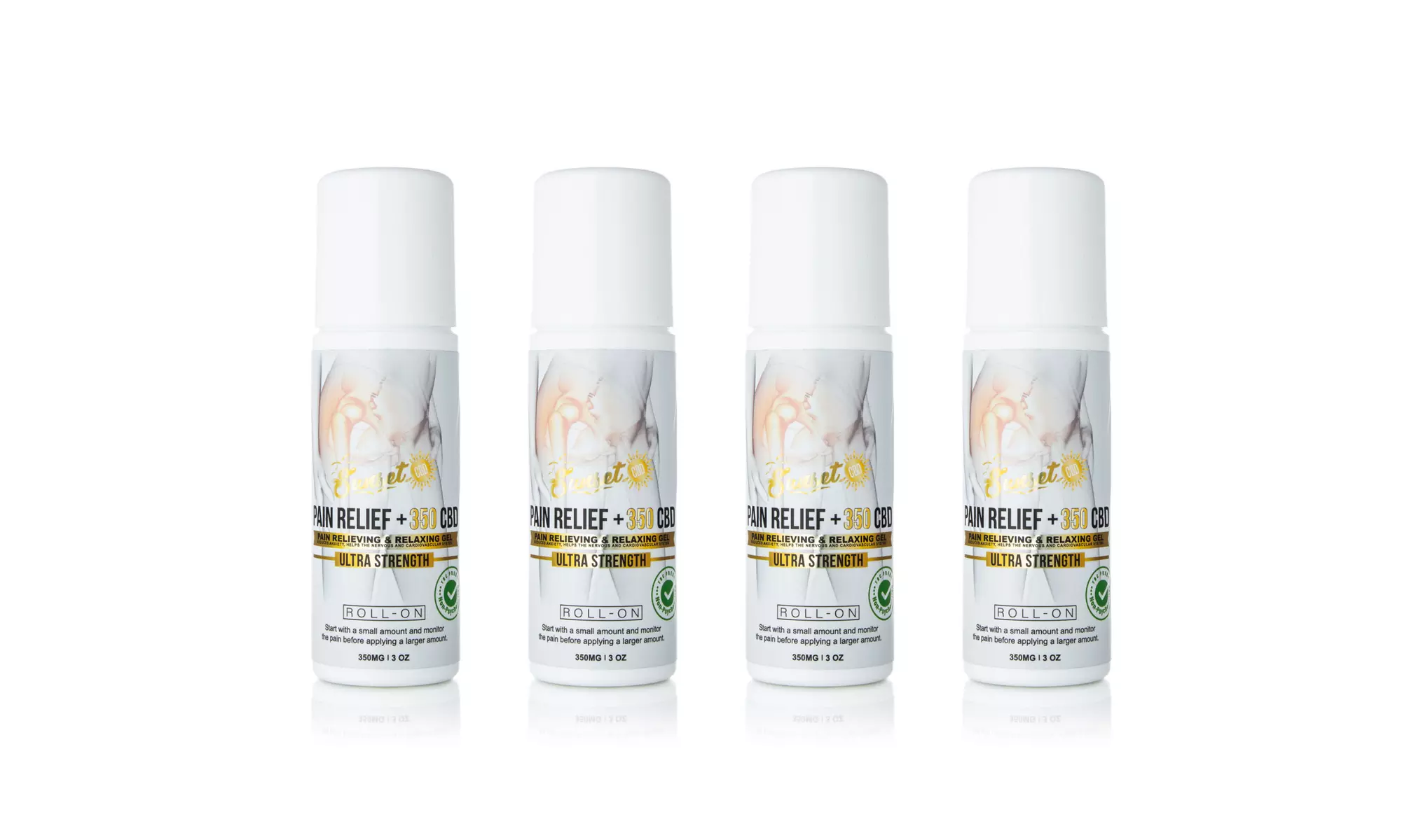 Sunset CBD Bundle and Save - Sunset 1000MG Pain Relief Cream Options