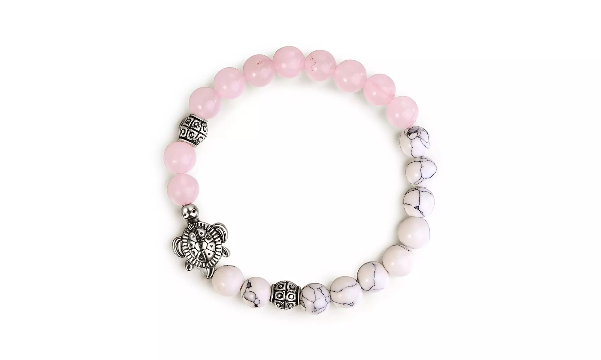 Quartz and Turtle Healing Bracelet - Second Medium