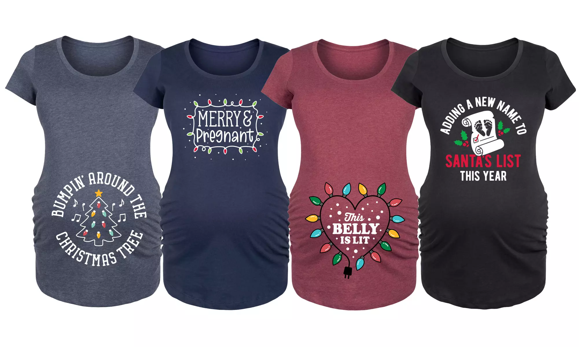 Christmas Cookies For Two Maternity Holiday Tees - Primary Image