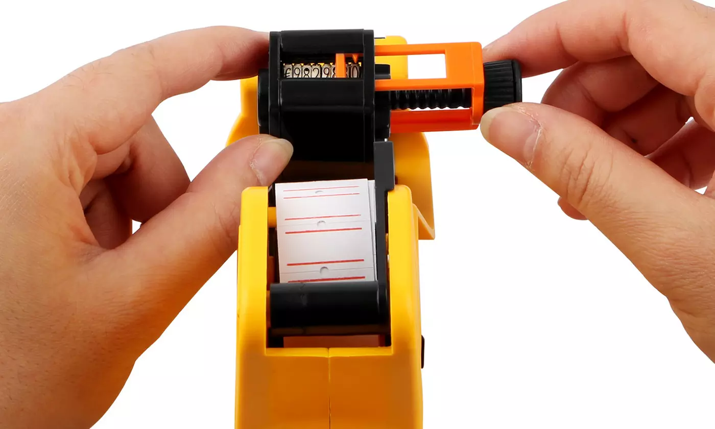 iMounTEK MX-5500 8-Digits Price Tag Gun Labeler w/ Sticker Labels & Refill Ink 