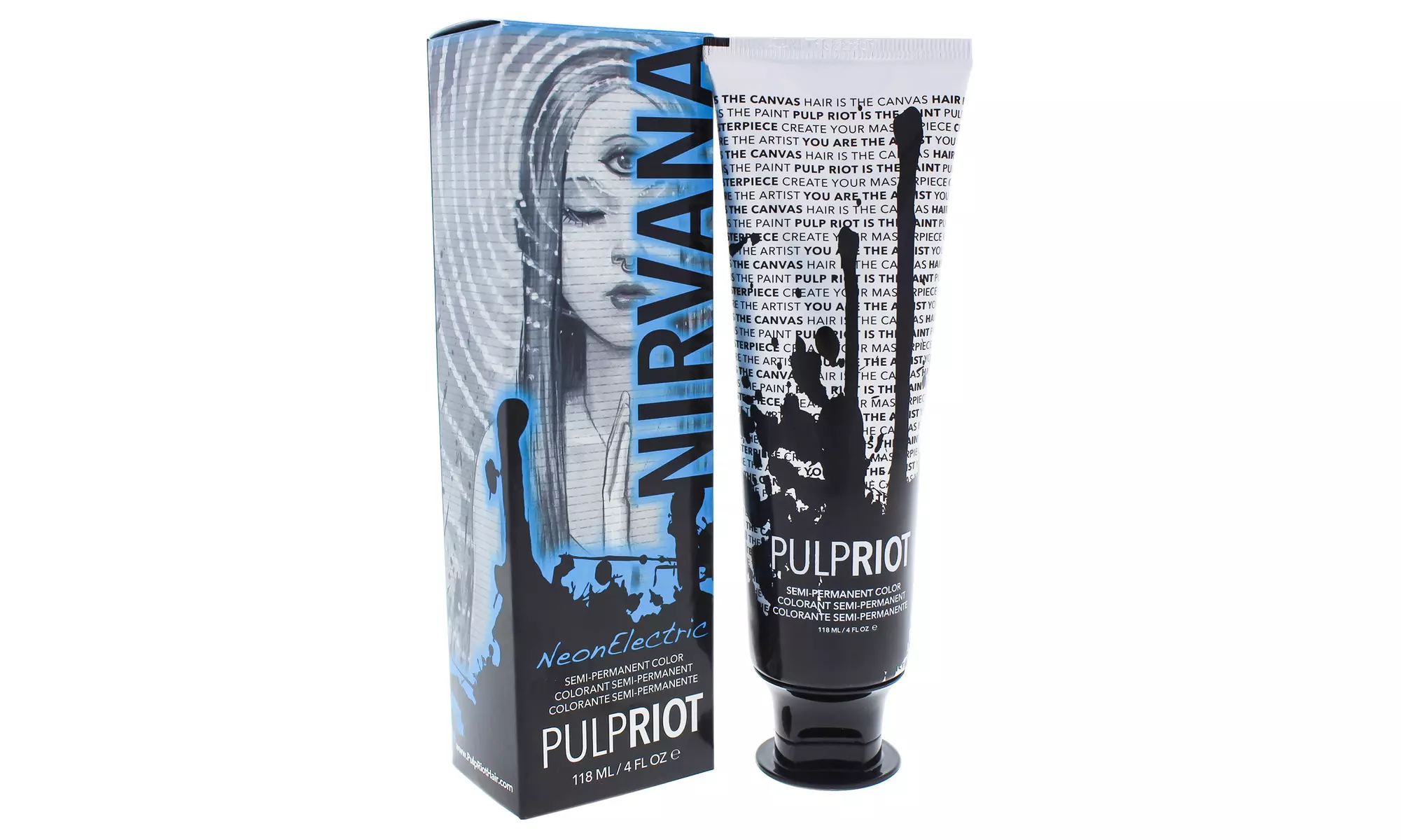 Pulp Riot Semi Permanent Color Neon Electric Area 51   Neon Green Hair Color - Second Medium