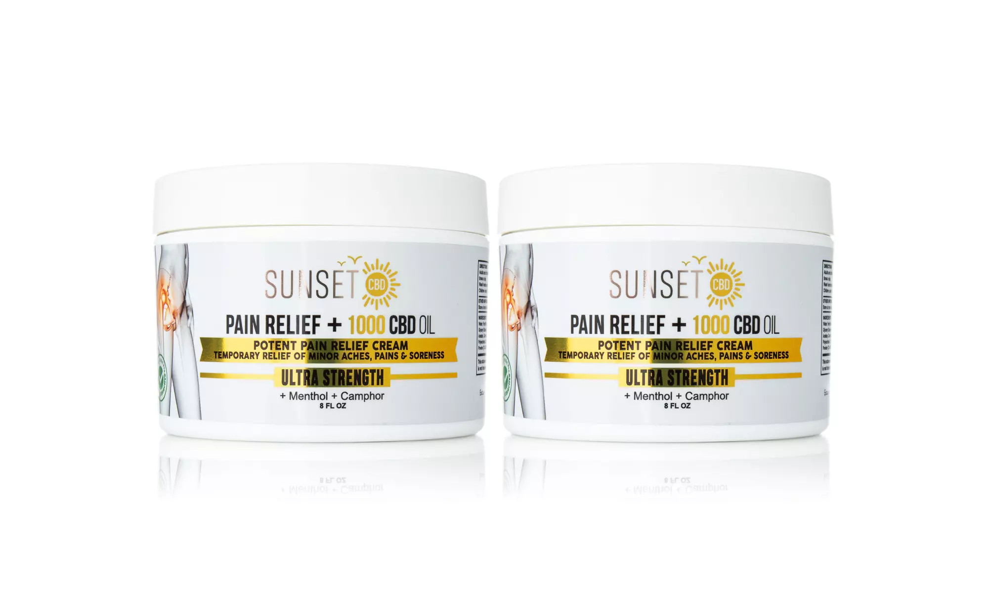 Sunset CBD Bundle and Save - Sunset 1000MG Pain Relief Cream Options