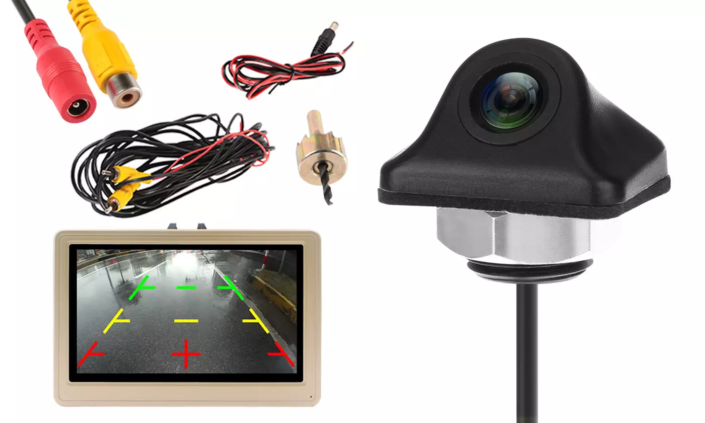 iMounTEK Car Rearview Backup Parking Video Camera with Night Vision - Primary Image