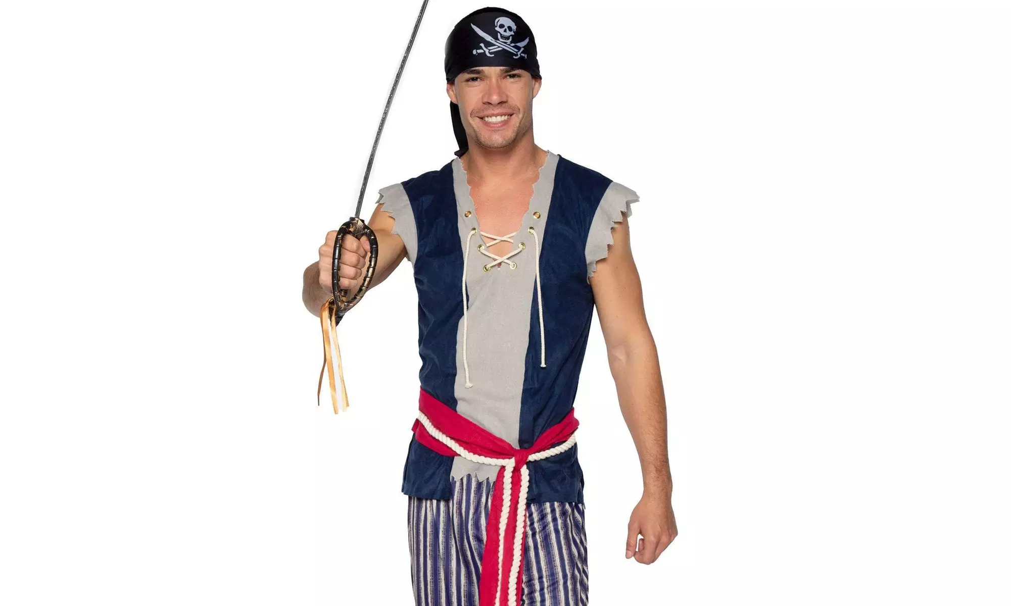 Leg Avenue Men's Plank Walking Pirate Costume - Second Medium