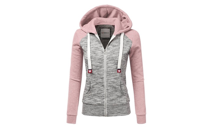 women's light zip up hoodies