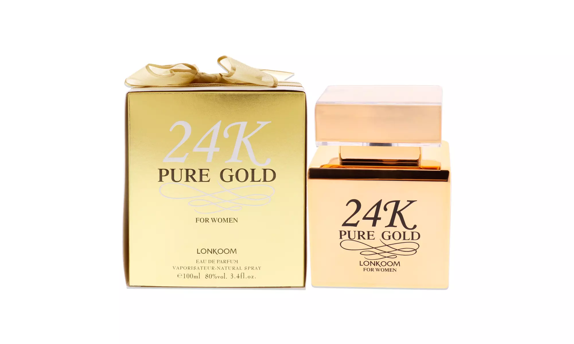 Lonkoom 24K Pure Gold For Women 3.4 oz EDP Spray - Primary Image