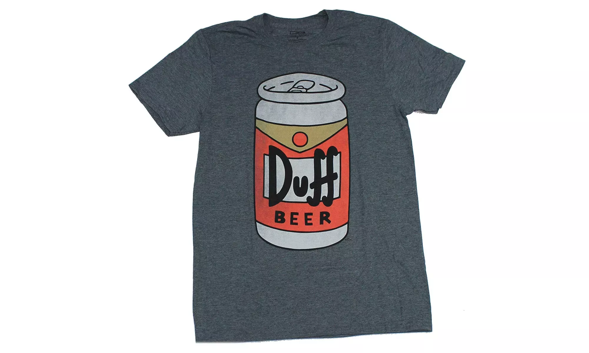 The Simpsons Mens Simpsons Duff Beer T-Shirt - Iconic Brew of Moe's Tavern - Primary Image