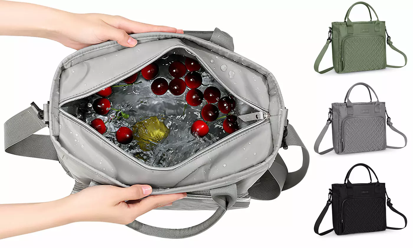 ItBelongs2U Insulated Lunch Bag Leakproof Cooler Tote 11L