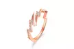 Adjustable Ring Lightning Diamond Rings Band  - Second Medium