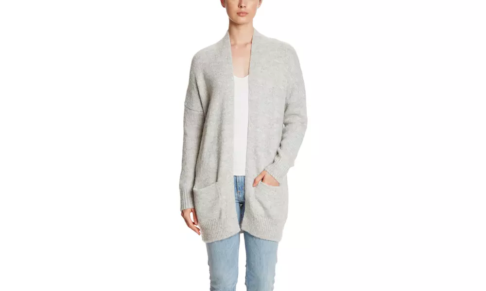 FRENCH CONNECTION Long Sleeve Winter Fluff Cardigan - Primary Image