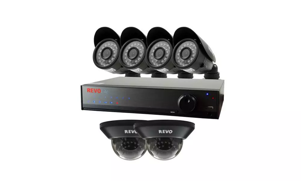 Lite 8 Ch. 1TB 960H DVR Surveillance System with 6 700TVL Cameras - Primary Image