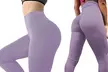 Women Push Up Yoga Leggings Pants Fitness High Waist Sport Running Gym Trousers - Second Medium