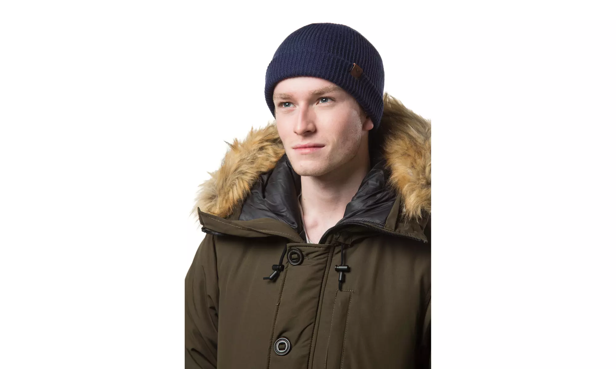 Gallery Seven Men's Beanie Knit Winter Hat - Primary Image