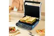 Costway 1200W Electric Panini Grill with Two Non-Stick Plates - Second Medium