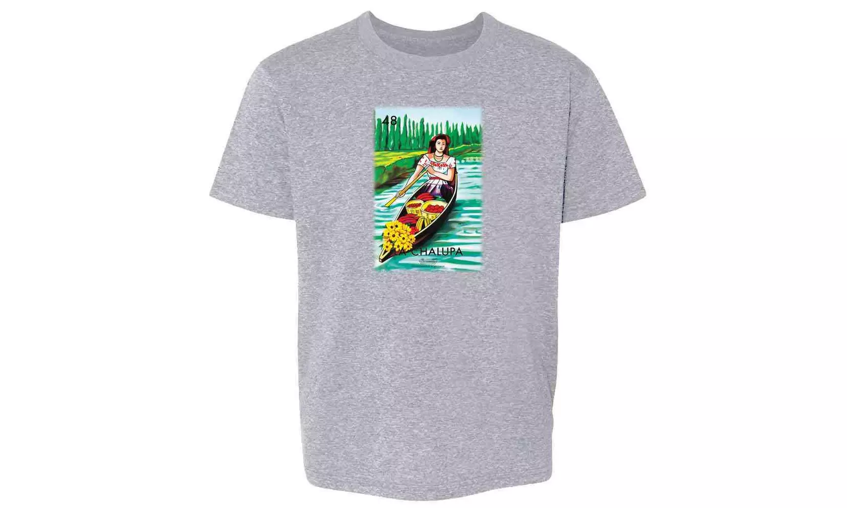 La Chalupa Boat Loteria Card Mexican Bingo Toddler Kids T-Shirt - Primary Image