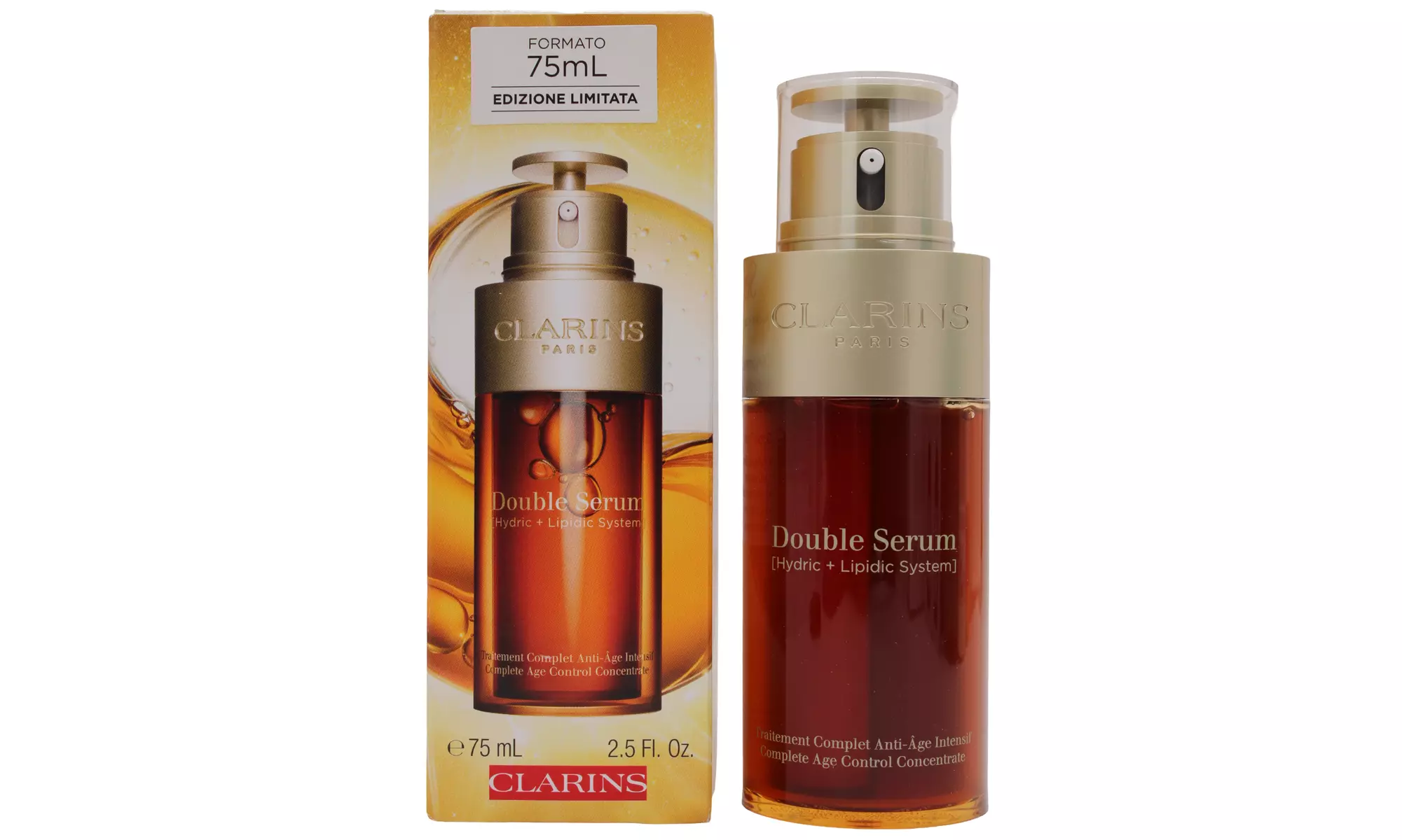 Clarins Double Serum Complete Age Control Concentrate 75ml / 2.5oz