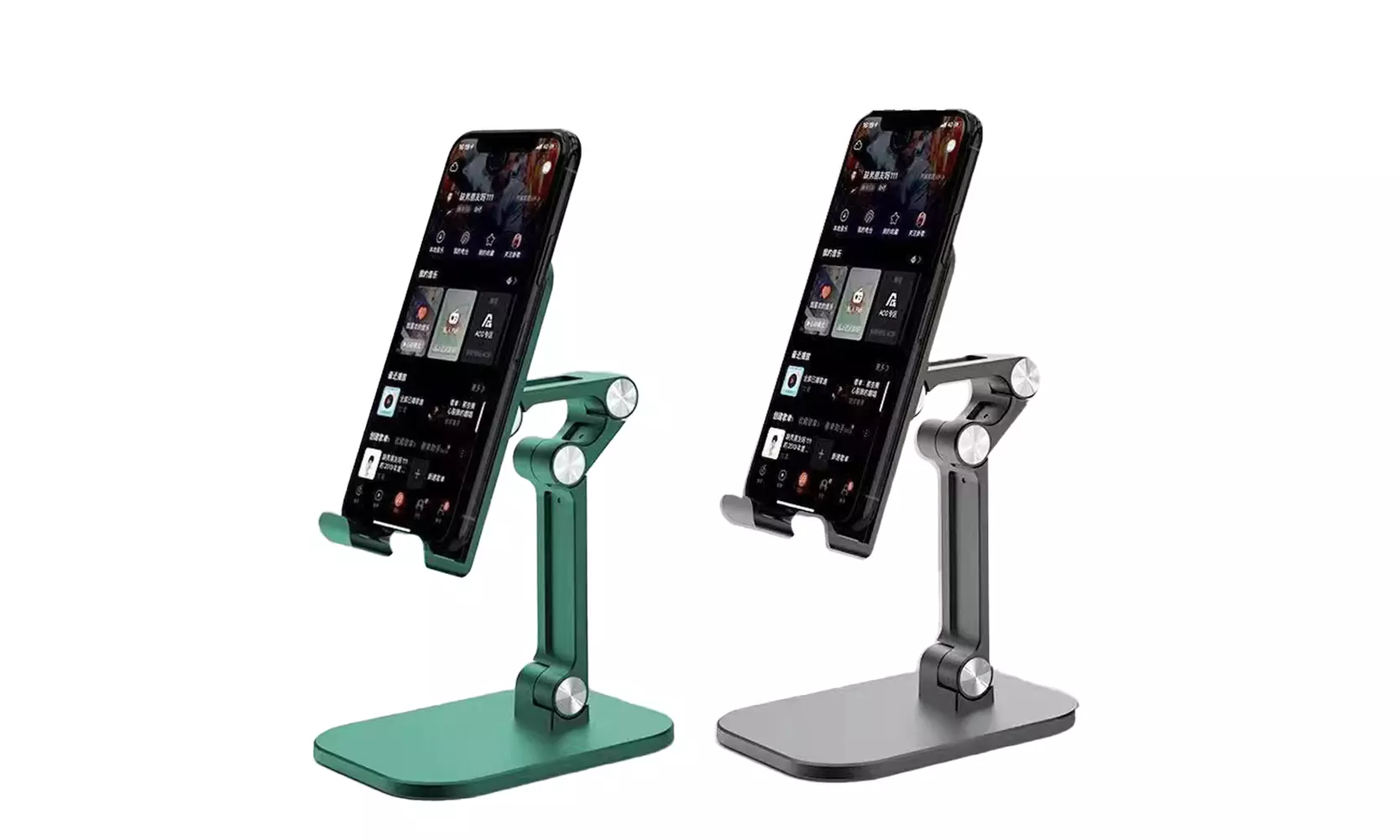 US 2-4 Pack Adjustable Universal Tablet Stand Desk Holder Mount For iPhone iPad - Primary Image