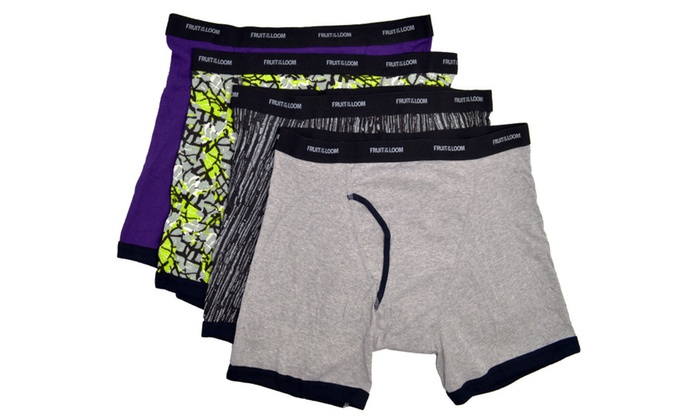 fruit of the loom men's boxer shorts