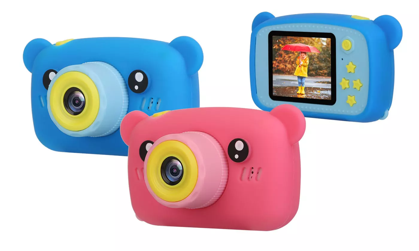 iMounTEK Kids' Digital Camera/Camcorder, 40MP, 1080P, 4x Zoom, 32GB, 2" Screen