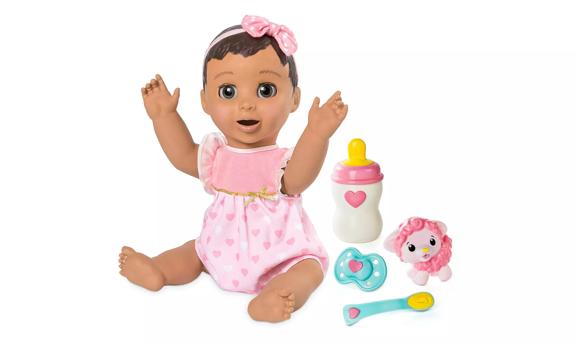 Luvabella Brunette Hair Interactive Baby Doll with Expressions & Movement - Primary Image