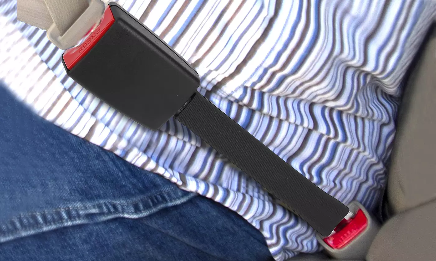 iMounTEK 2‑Pack Universal 9"/14" Car Seat Belt Extenders