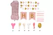 Inverlee 1st Birthday Decorations Princess Party Supplies Set - Second Medium