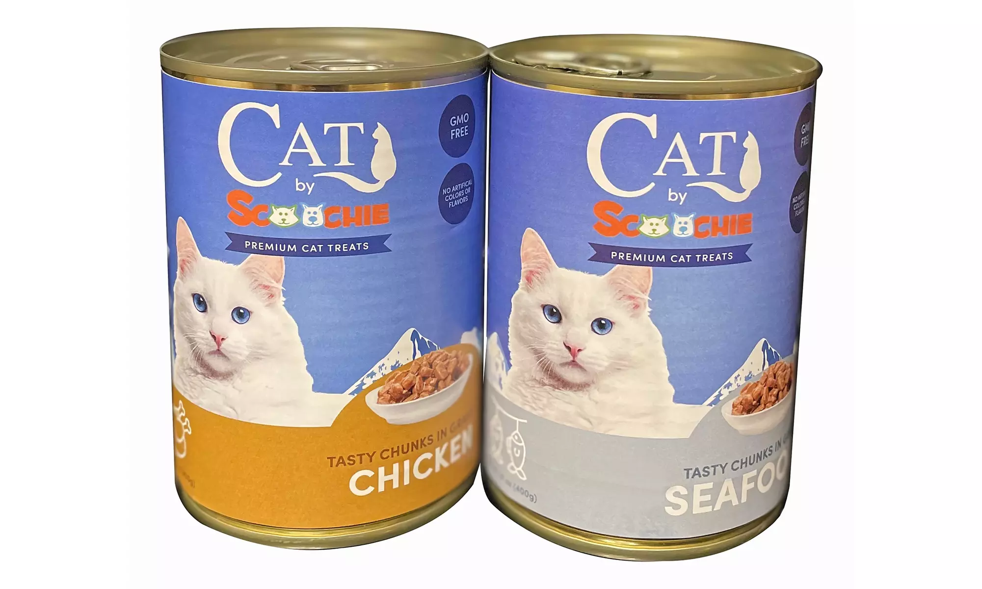 Cat by Scoochie 12-Pack Chicken or Seafood