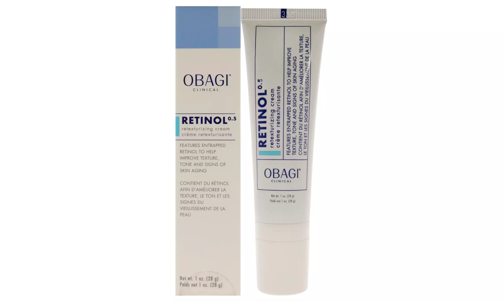 Obagi Retinol 0.5 Retexturizing Cream For Acne & Anti-Aging - 1 Oz - Second Medium