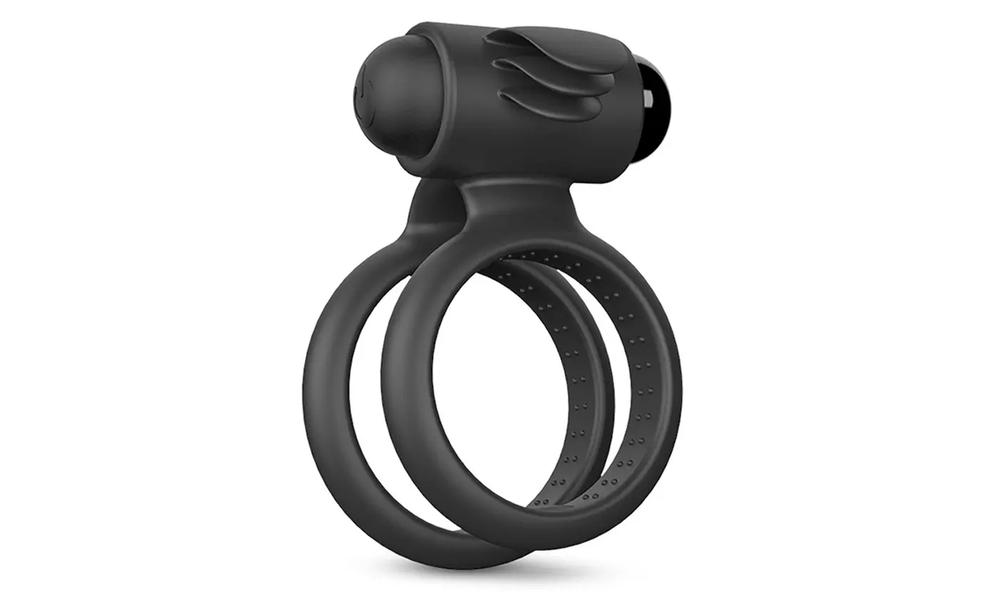 Vibrating C Ring Dual Penis Rings Vibrator Enhance Size