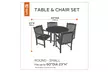 Classic Accessories Veranda Table-and-Chair Set Cover - Second Medium