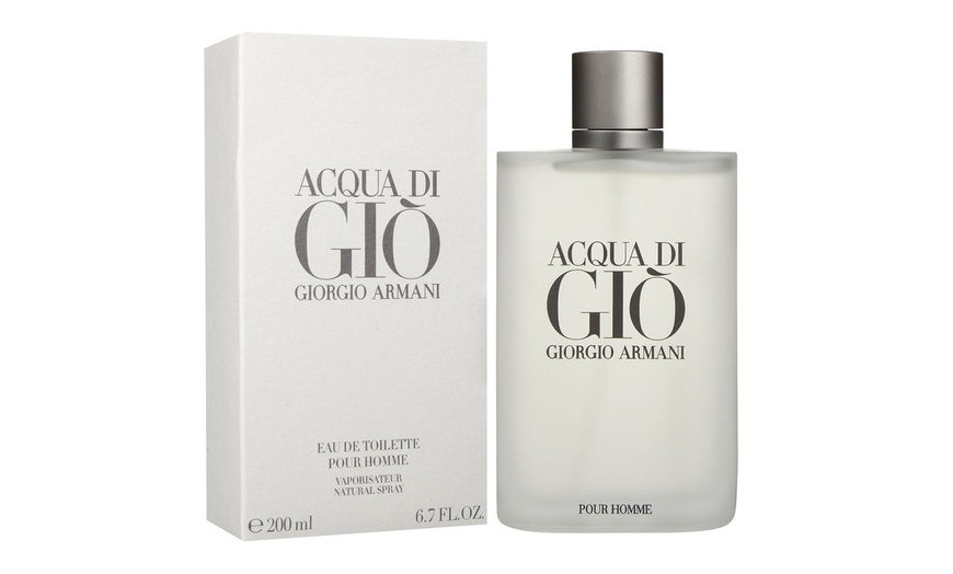 Image 1: Giorgio Armani Acqua Di Gio Eau De Toilette Spray 6.7 oz for Men