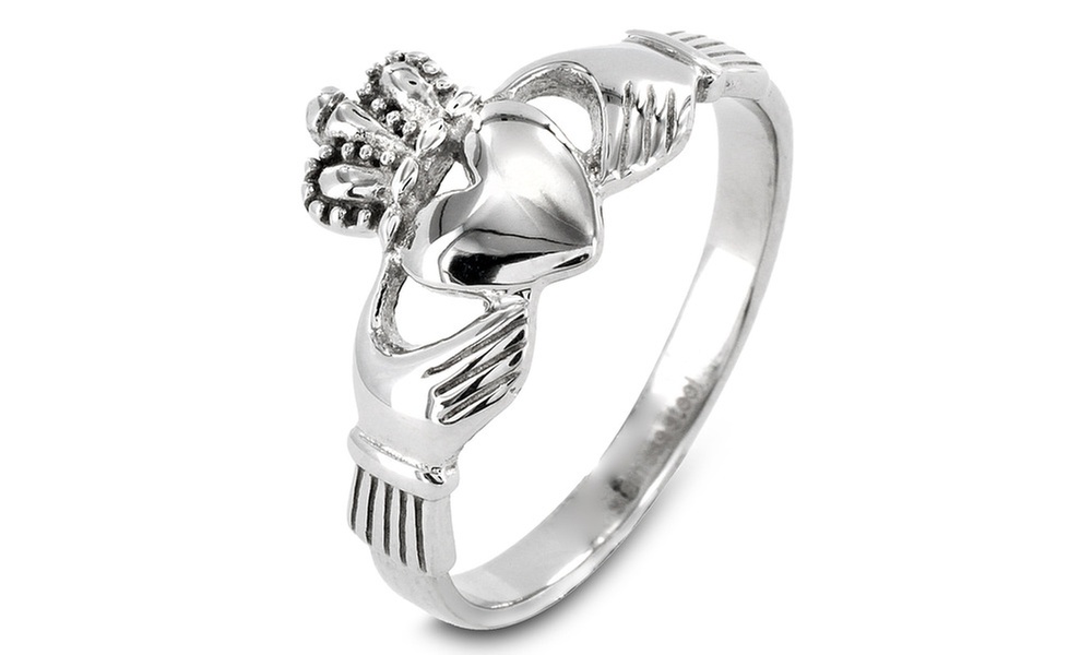 Stainless Steel Irish Claddagh Ring