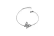 Sterling Silver Cubic Butterfly Bracelet - Second Medium