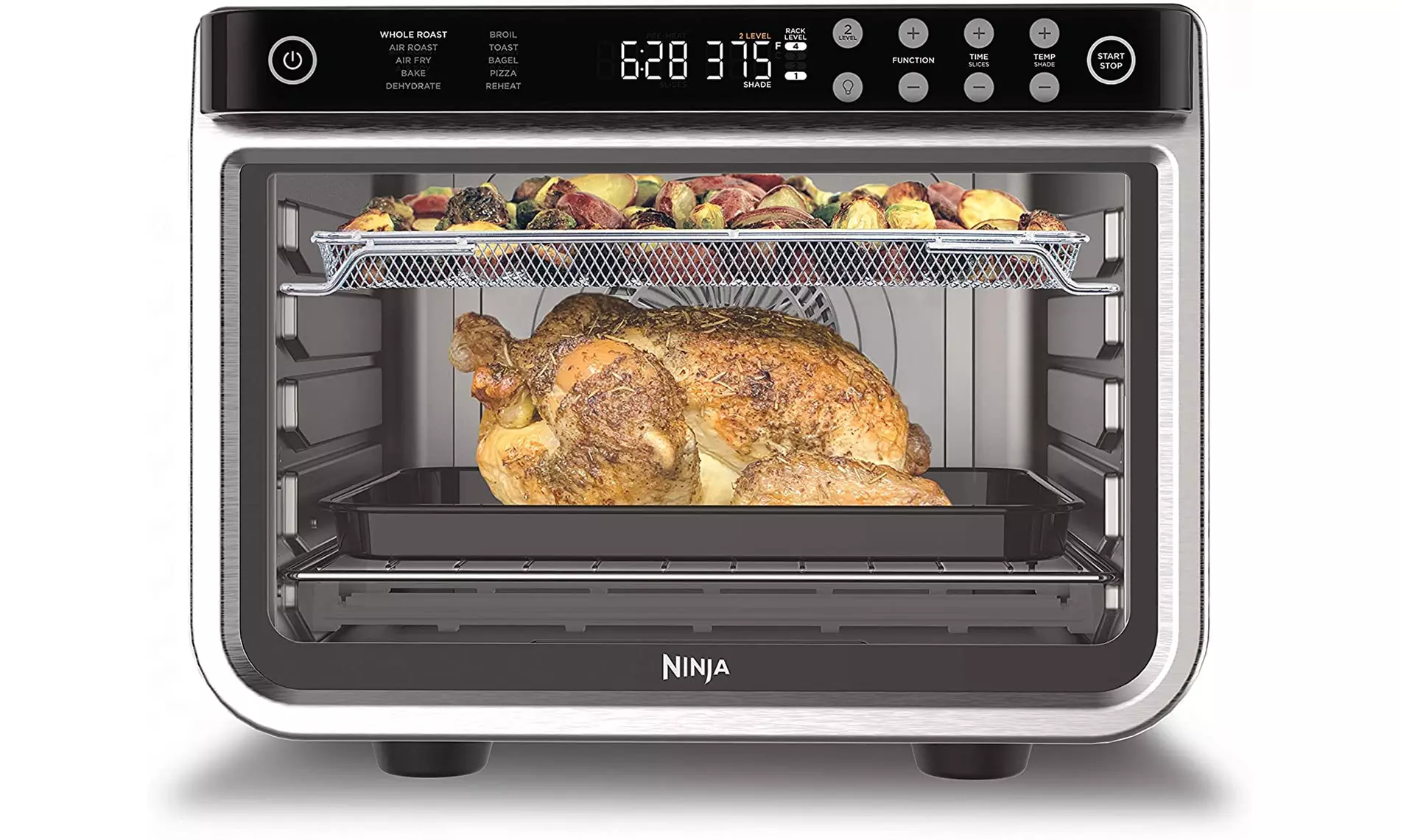 Ninja DT201 Foodi 10-in-1 XL Pro Air Fry Countertop Oven  (Silver)- Refurbished - Primary Image