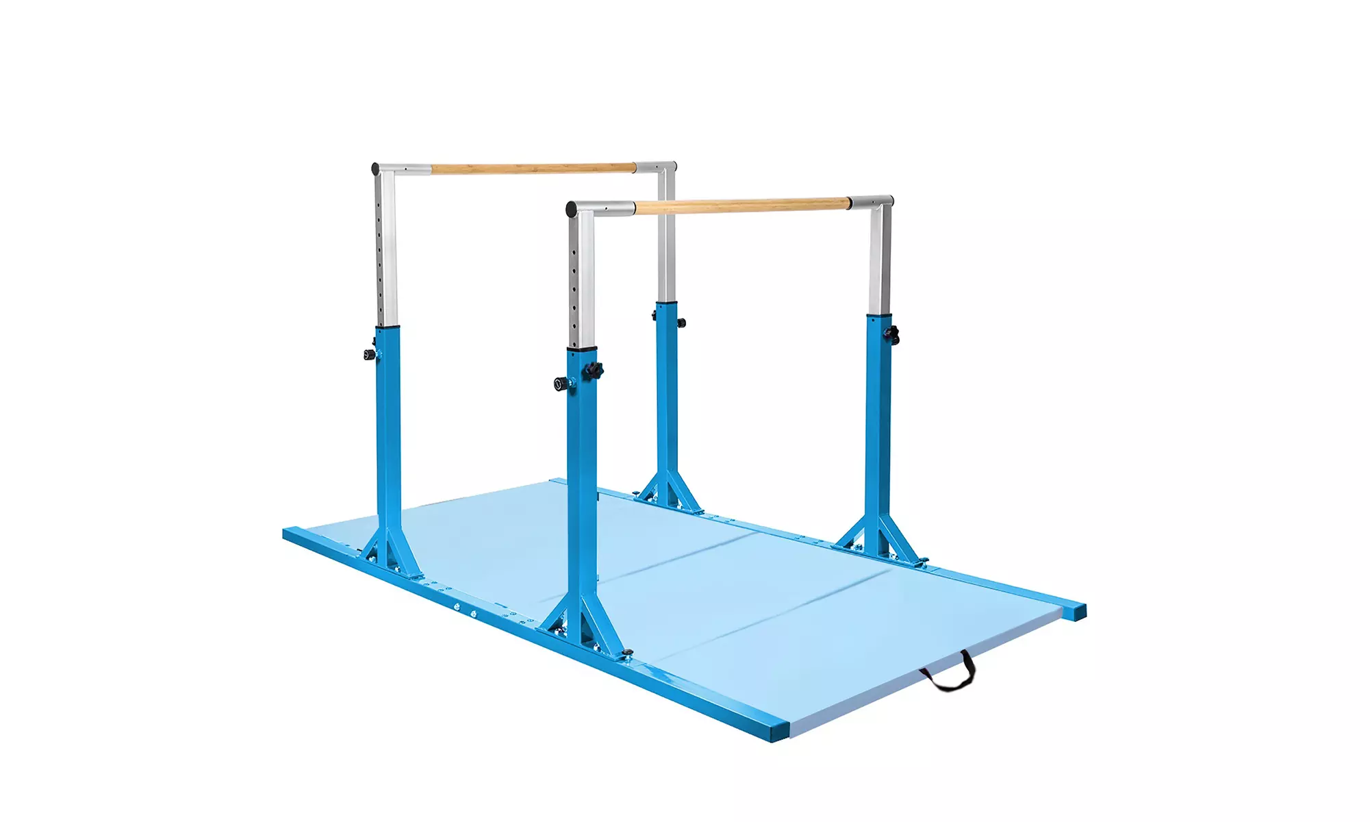 Costway Costway Horizontal Train Bar W/ 4'x8'x2'' Gymnastics Mat Folding Panel