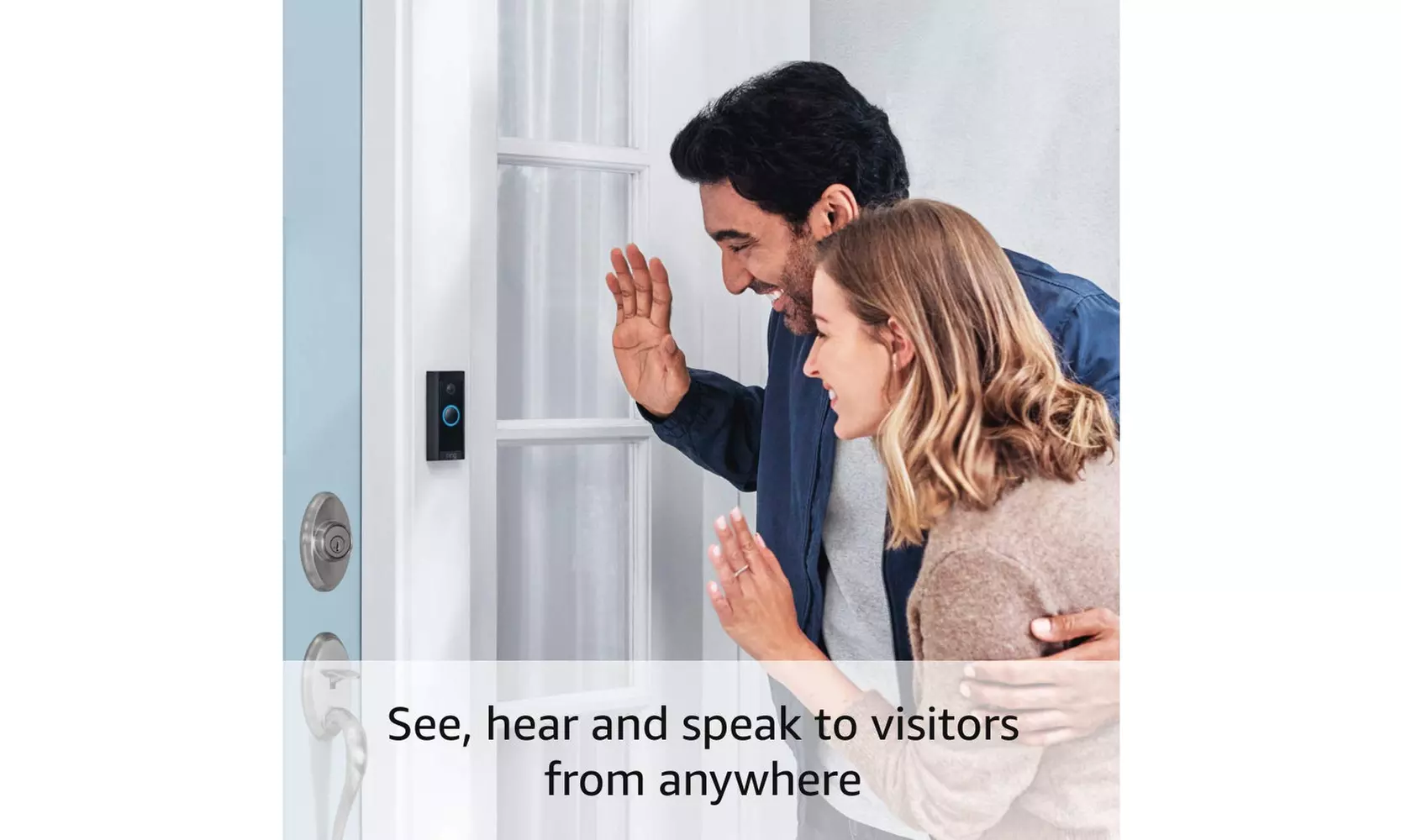 Ring Video Doorbell Wired with WiFi, Night Vision, Motion Detection 2021 Release - Second Medium
