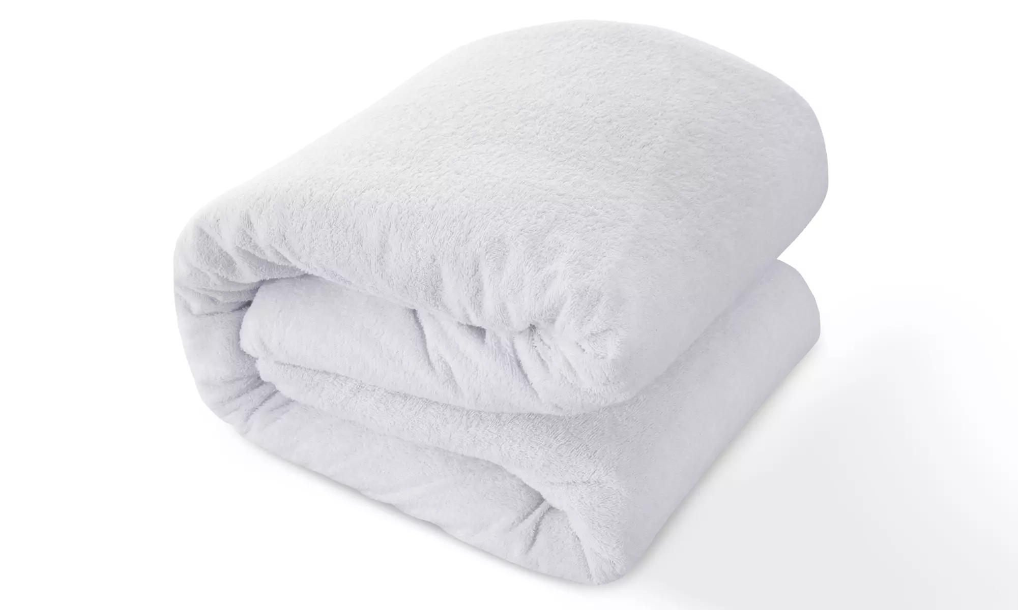 Lux Decor Polycotton Fitted Mattress Protector Waterproof Terry Mattress Topper