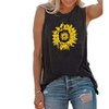 Image 7: Womens Graphic Printed Top Tank Sleeveless Shirt Tee T-Shirt 