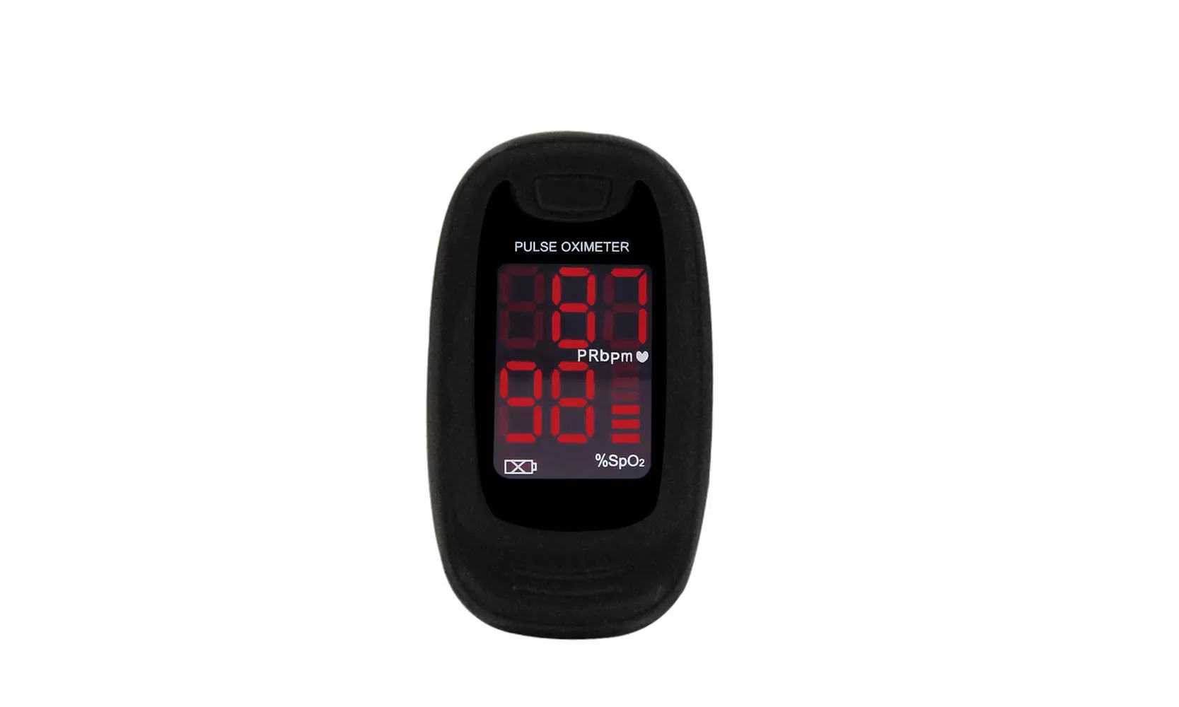 Finger Pulse Oximeter Pulse Rate Blood Oxygen SpO2 Monitor - Primary Image