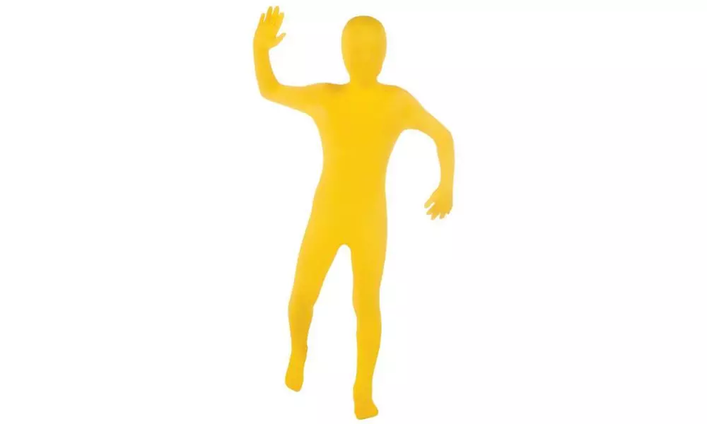 Yellow Skin Suit Child Costume - Second Medium