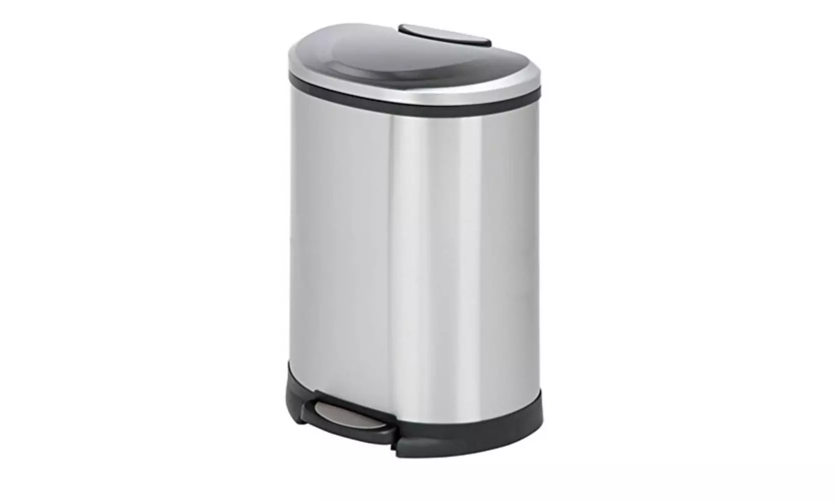 Zevro TRS-05306 Stainless Steel Half Moon Step Trash Can - Primary Image