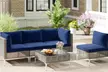 Costway Outdoor Furniture Set with Seat & Back Cushions Coffee Table - Second Medium